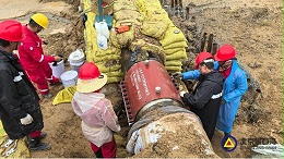 我公司圆满完成青海输气分公司环氧套筒应急抢险施工任务！