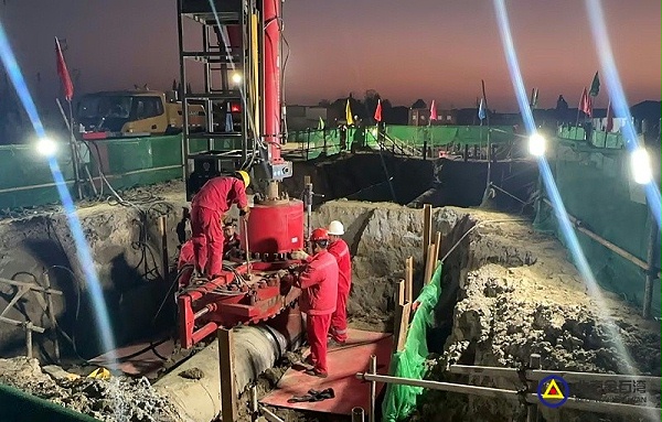 21黄梅项目废弃端开孔完成