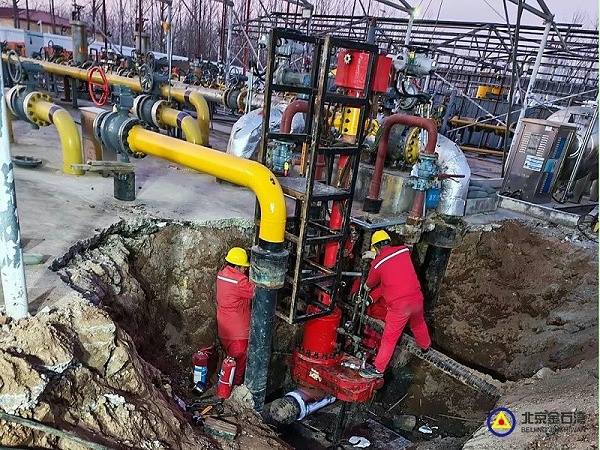 6，300管线开始开平衡孔