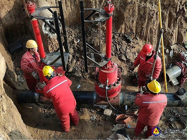 19烟台项目下游开始塞堵